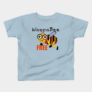 WannaBee Free Kids T-Shirt